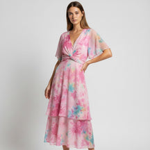 SaintGarnier™ | Lyra Chiffon Maxi Dress