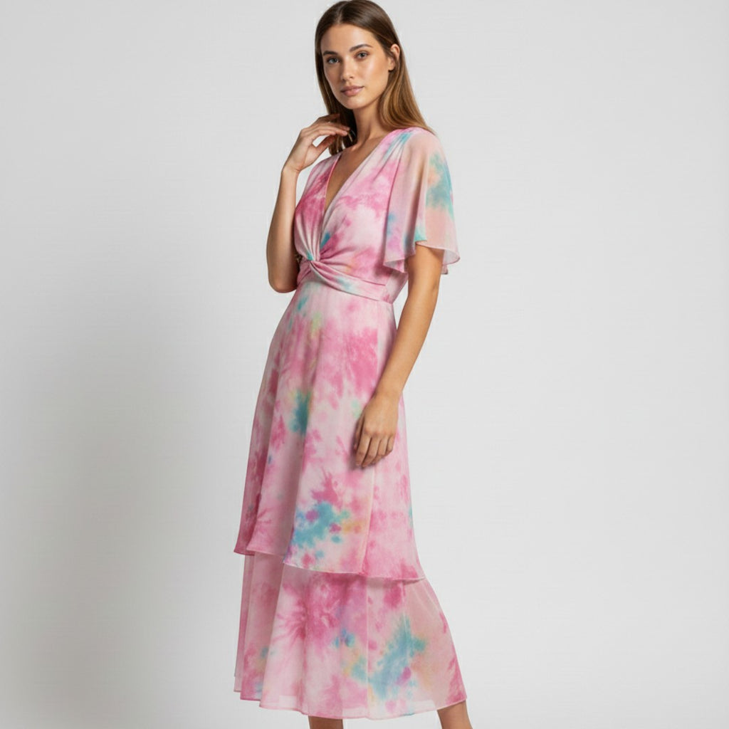 SaintGarnier™ | Lyra Chiffon Maxi Dress
