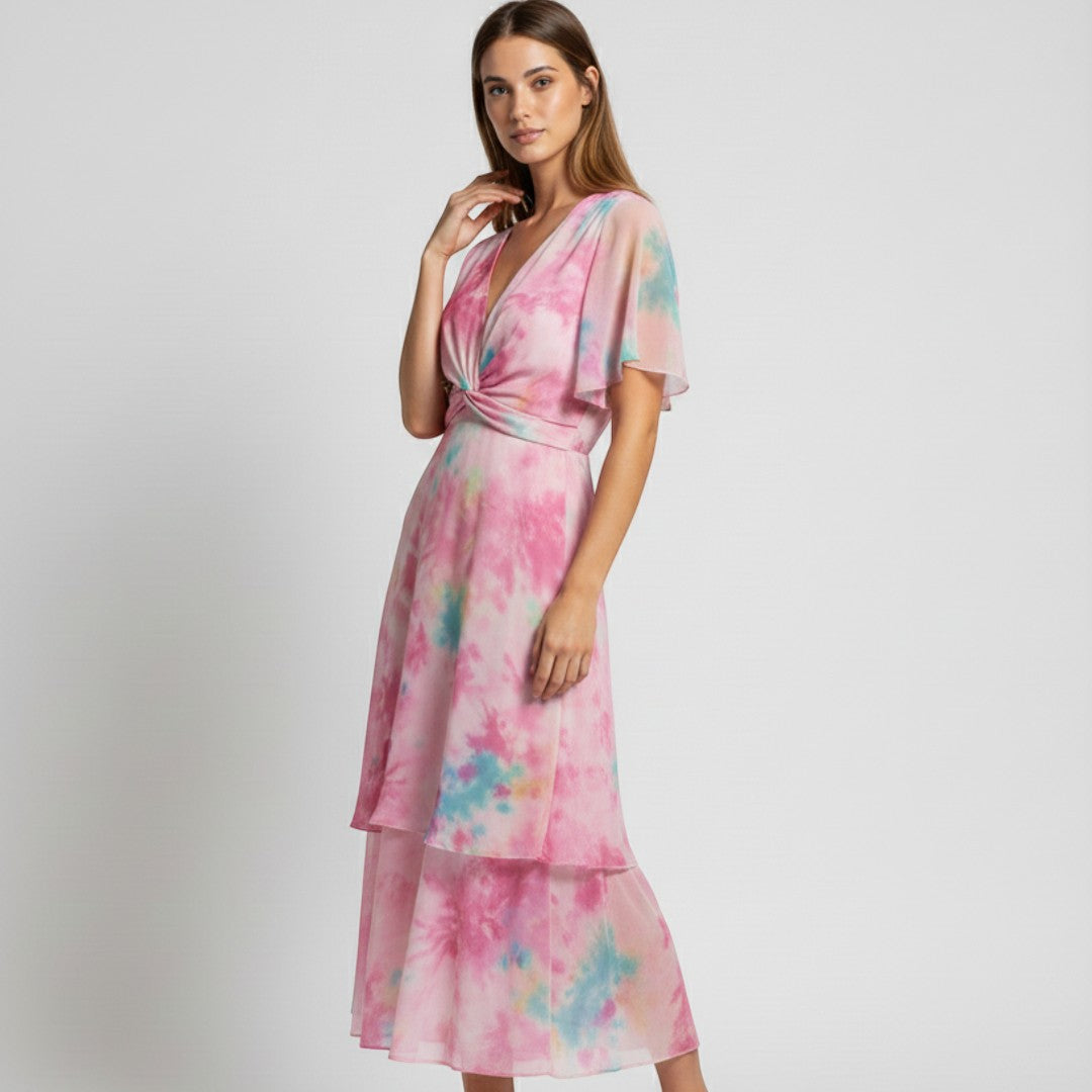 SaintGarnier™ | Lyra Chiffon Maxi Dress
