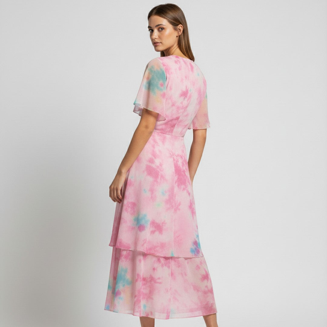 SaintGarnier™ | Lyra Chiffon Maxi Dress