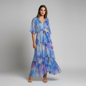SaintGarnier™ | Lyra Chiffon Maxi Dress