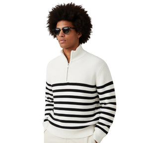 SaintGarnier™ Marceau Half-Zip Sweater