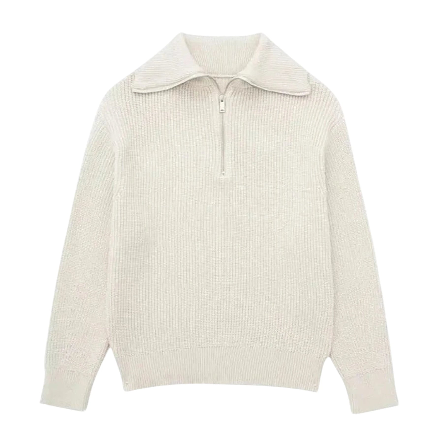SaintGarnier™ Marceau Half-Zip Sweater