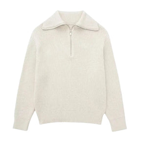 SaintGarnier™ Marceau Half-Zip Sweater