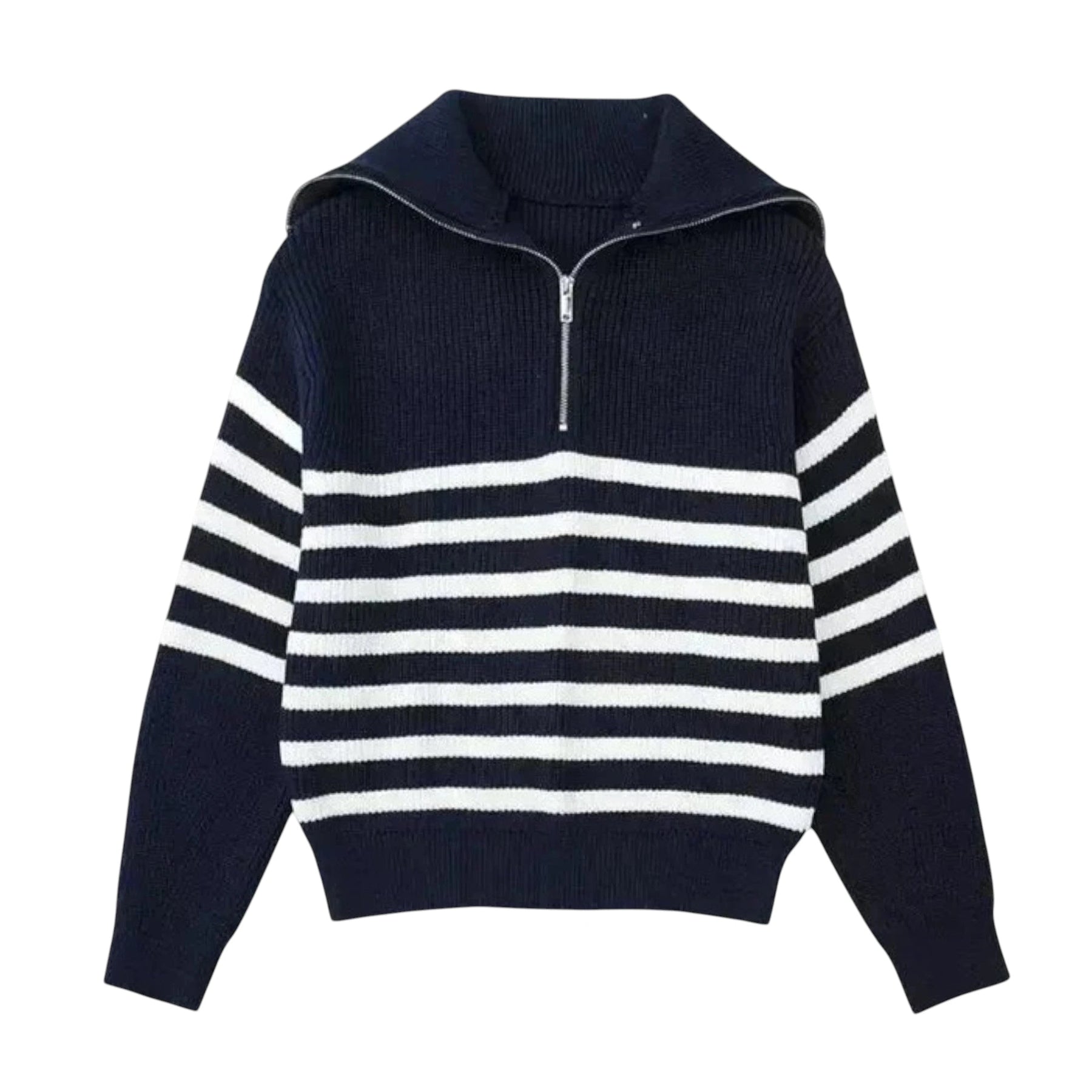 SaintGarnier™ Marceau Half-Zip Sweater