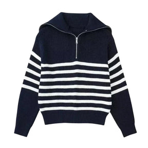 SaintGarnier™ Marceau Half-Zip Sweater