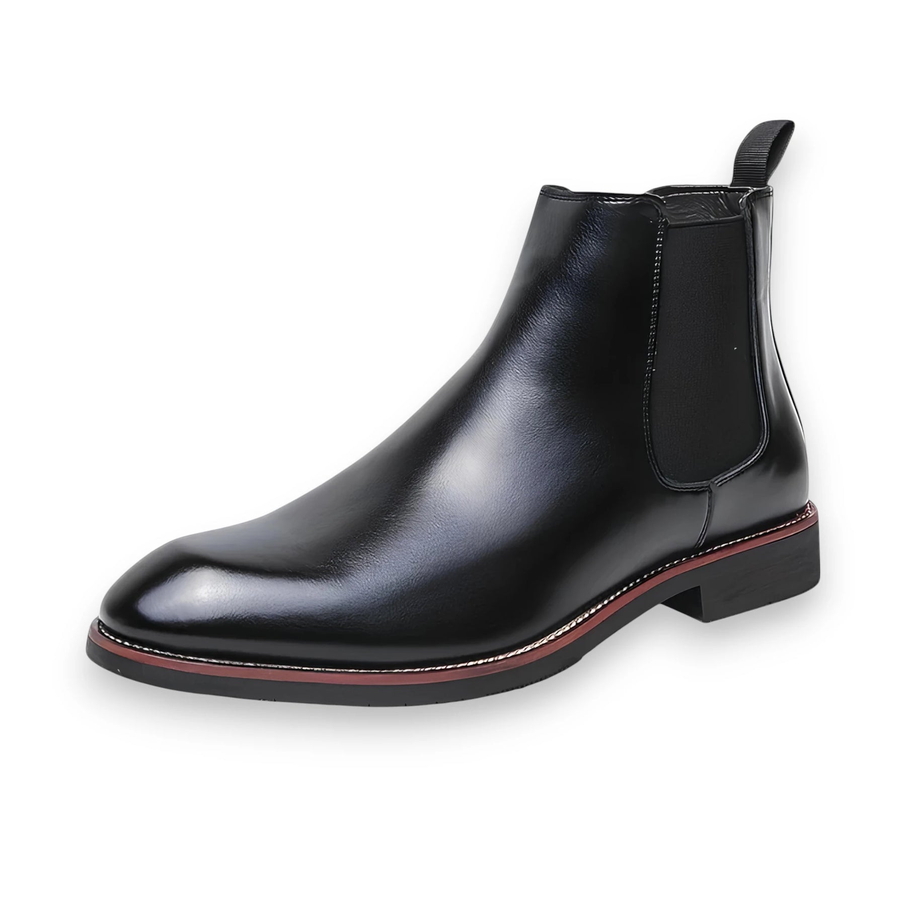 SaintGarnier™ | Men’s Contrast Sole Chelsea Boots
