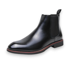 SaintGarnier™ | Men’s Contrast Sole Chelsea Boots