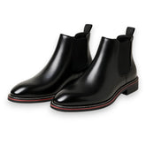 SaintGarnier™ | Men’s Contrast Sole Chelsea Boots