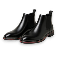 SaintGarnier™ | Men’s Contrast Sole Chelsea Boots