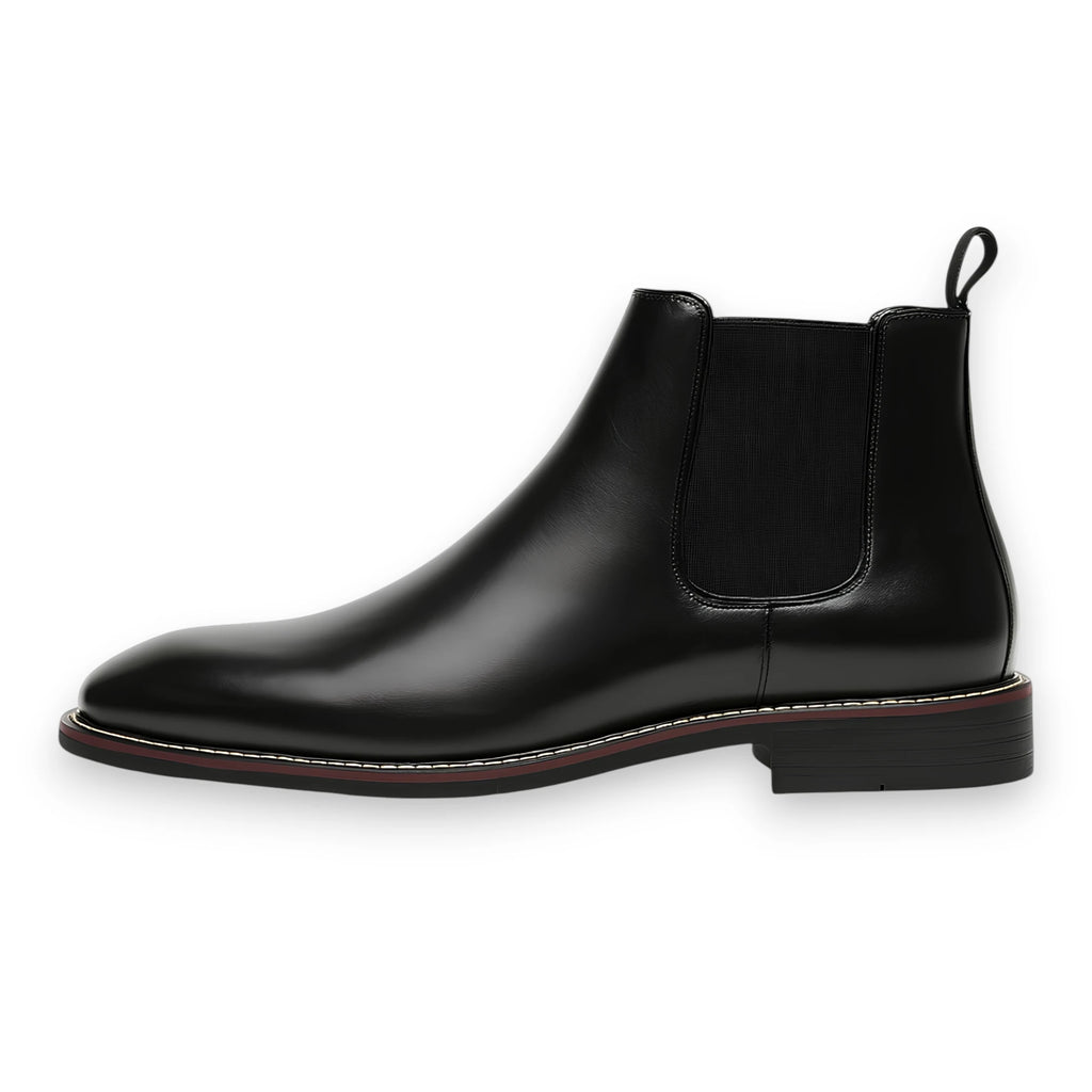 SaintGarnier™ | Men’s Contrast Sole Chelsea Boots