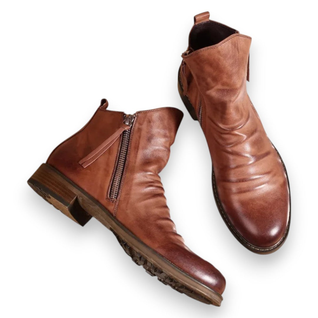 SaintGarnier™ | Men’s Leather Ankle Boots