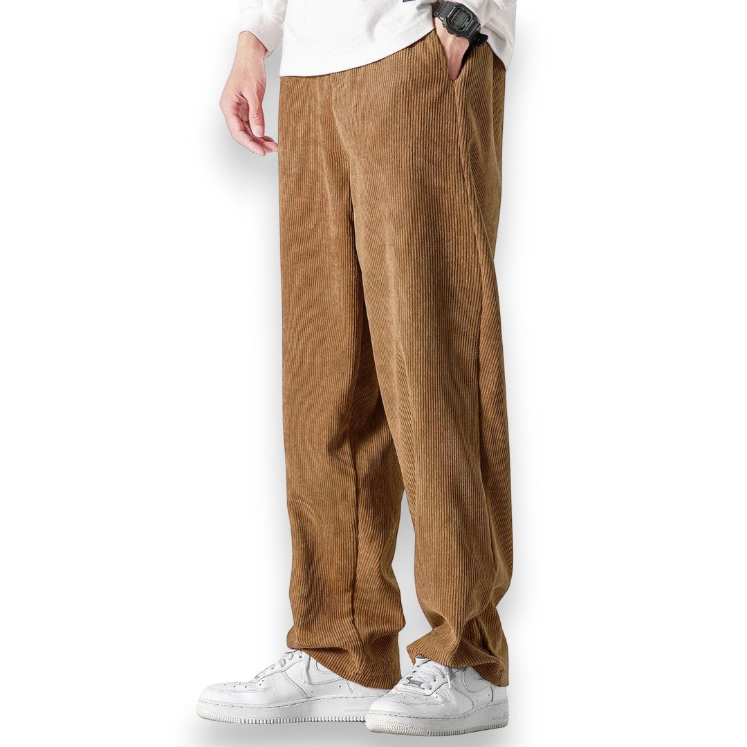 SaintGarnier™ | Meridian Relaxed Trousers – Lightweight All-Day Comfort