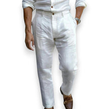 SaintGarnier™ | Michel Classic Linen Pants