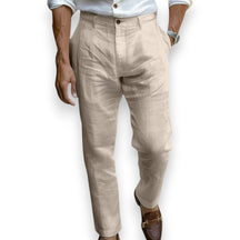 SaintGarnier™ | Michel Classic Linen Pants