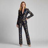 SaintGarnier™ | Midnight Jacquard Suit