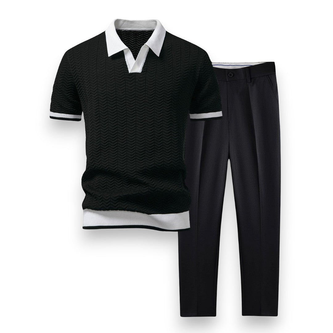 SaintGarnier™ | Milano Texture Set – Polo & Tailored Trousers