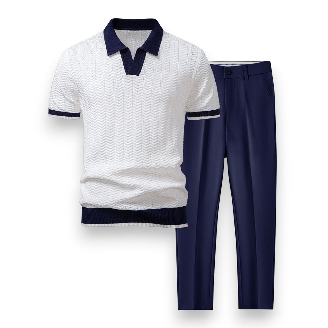 SaintGarnier™ | Milano Texture Set – Polo & Tailored Trousers