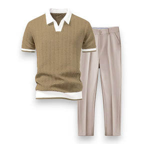 SaintGarnier™ | Milano Texture Set – Polo & Tailored Trousers