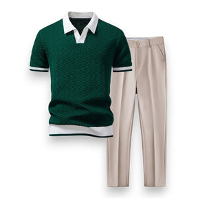 SaintGarnier™ | Milano Texture Set – Polo & Tailored Trousers