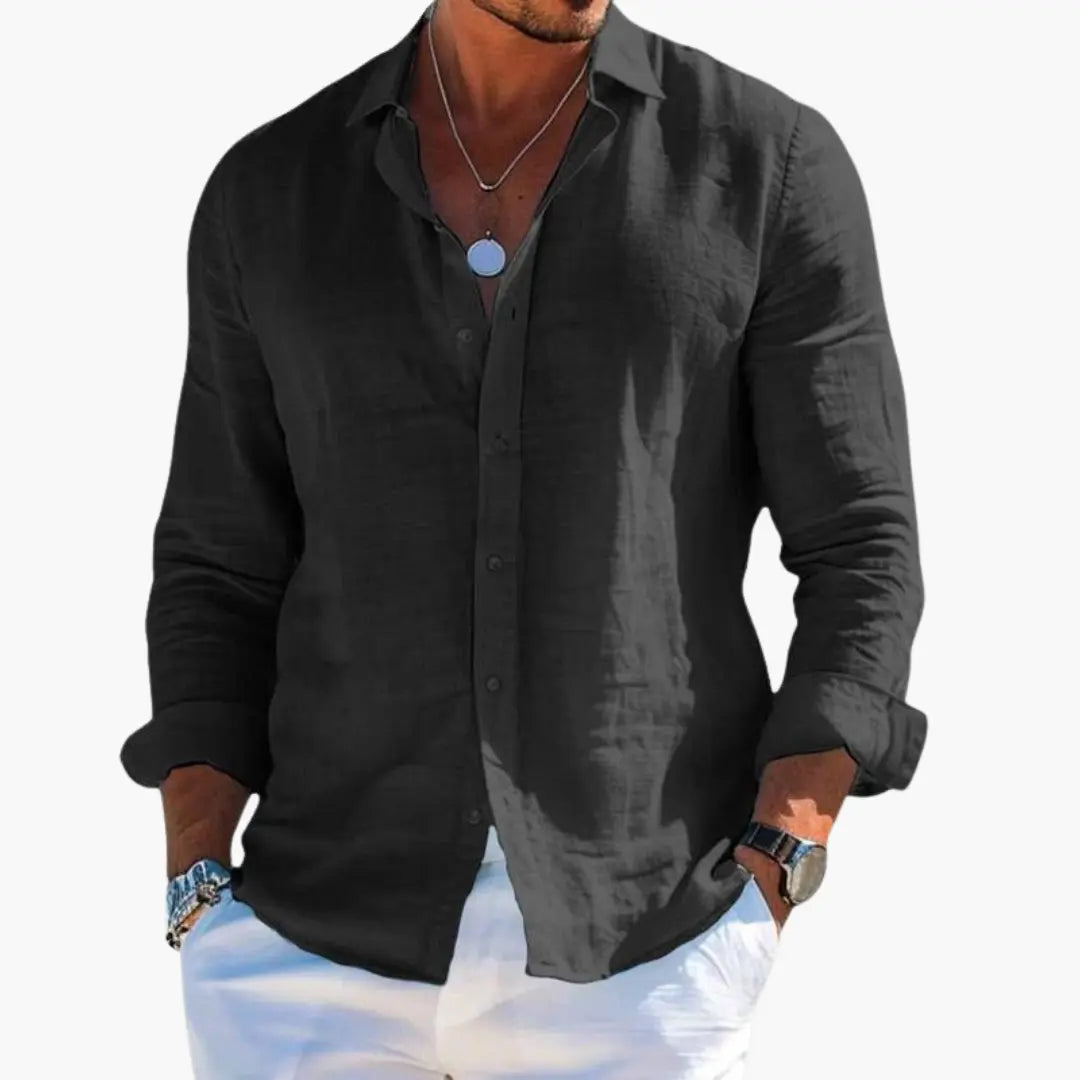 SaintGarnier™ | Millson Comfort Linen Shirt