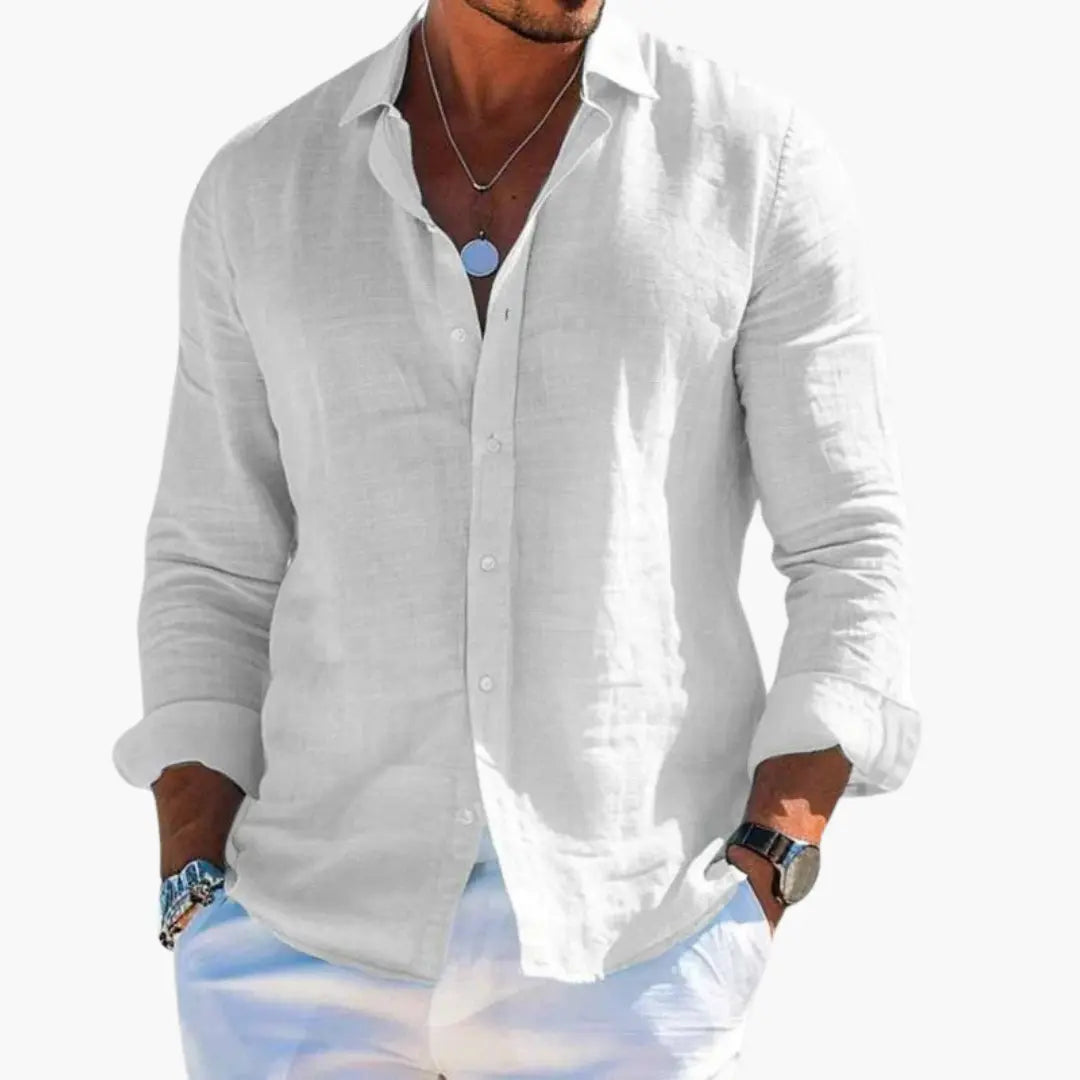 SaintGarnier™ | Millson Comfort Linen Shirt