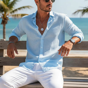 SaintGarnier™ | Millson Comfort Linen Shirt