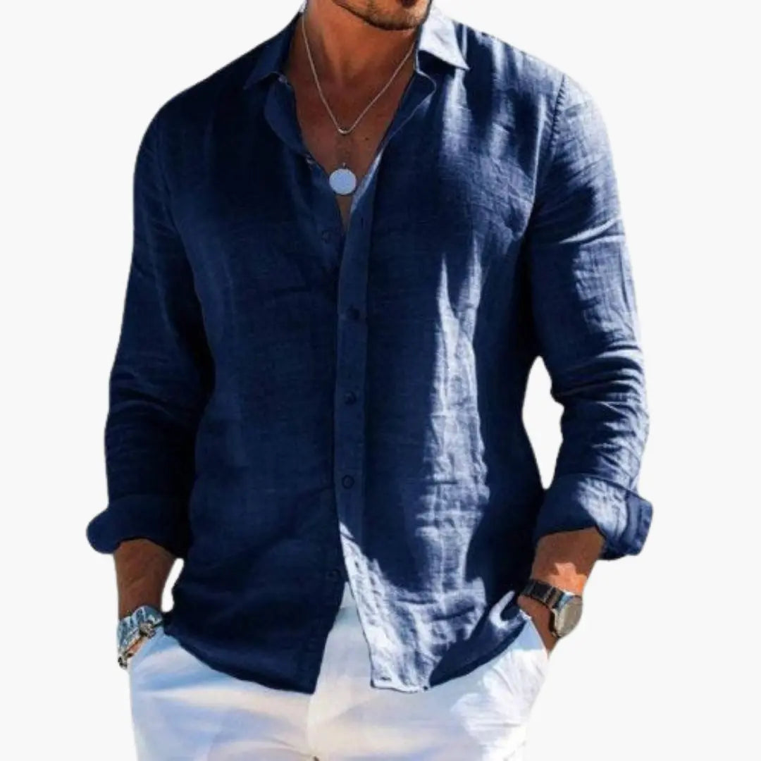 SaintGarnier™ | Millson Comfort Linen Shirt