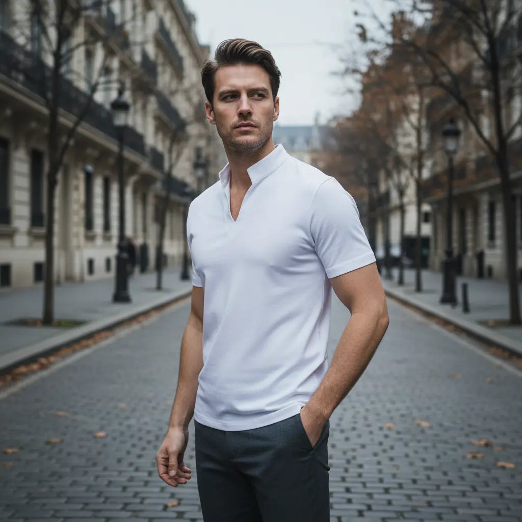 SaintGarnier™ | Modern Comfort Polo – Breathable Luxury & Style
