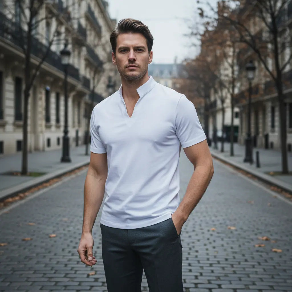 SaintGarnier™ | Modern Comfort Polo – Breathable Luxury & Style