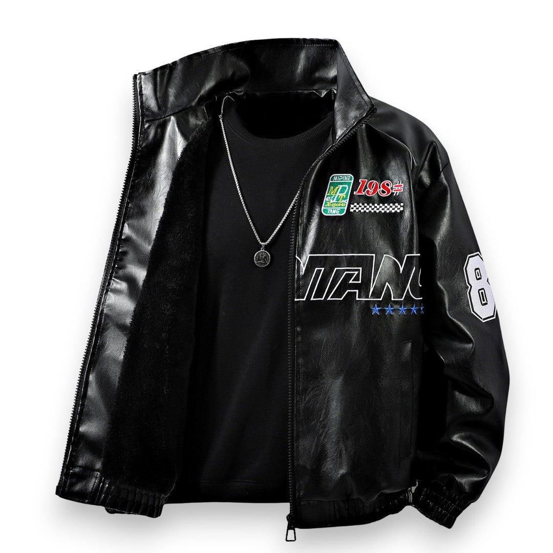 SaintGarnier™ | Monaco Racing Leather Jacket