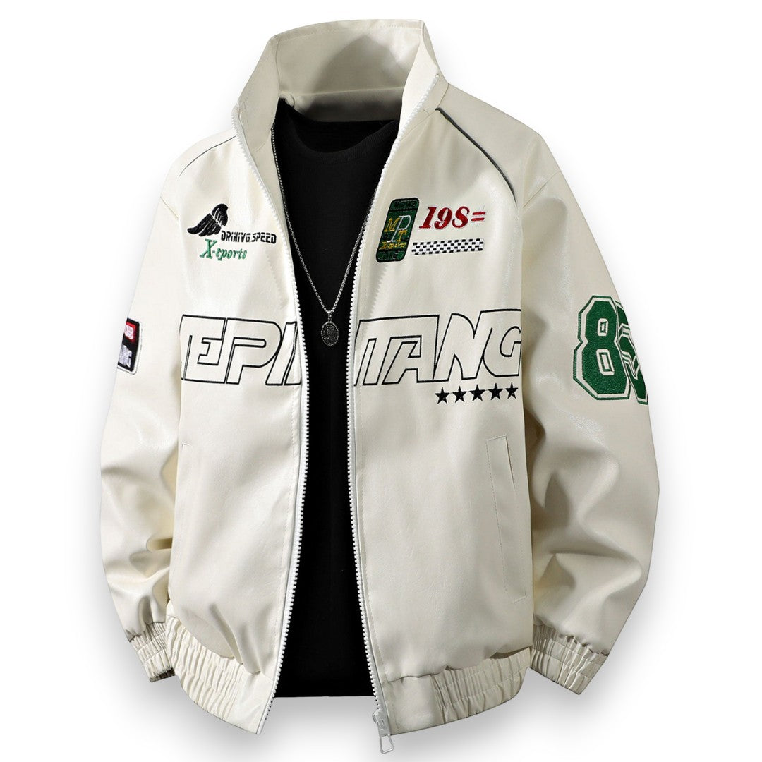 SaintGarnier™ | Monaco Racing Leather Jacket