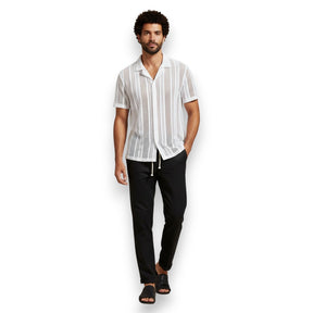 SaintGarnier™ | Monochrome Summer Set – Black & White Casual Elegance