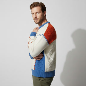 SaintGarnier™ | Mosaic Patchwork Sweater