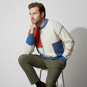 SaintGarnier™ | Mosaic Patchwork Sweater
