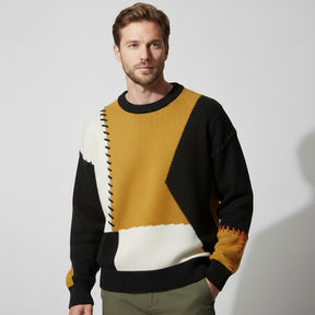 SaintGarnier™ | Mosaic Patchwork Sweater