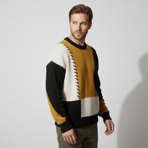 SaintGarnier™ | Mosaic Patchwork Sweater