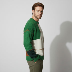 SaintGarnier™ | Mosaic Patchwork Sweater