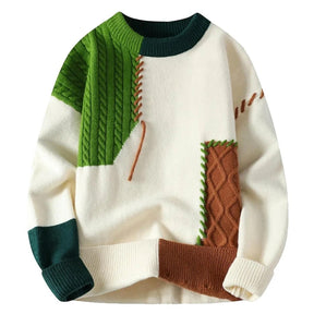 SaintGarnier™ | Mosaic Patchwork Sweater