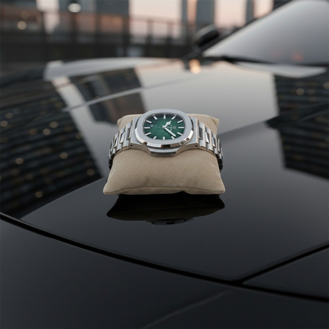 SaintGarnier™ | Nautica Steel Watch – Luxury Design, Everyday Durability