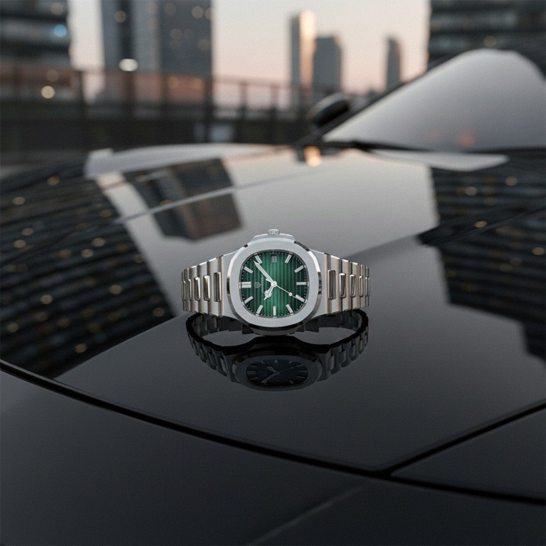 SaintGarnier™ | Nautica Steel Watch – Luxury Design, Everyday Durability