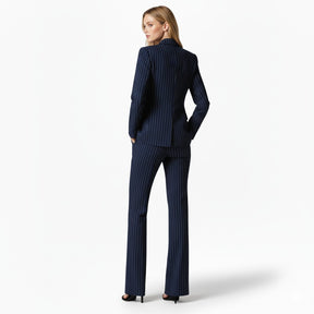 SaintGarnier™ | Navy Pinstripe Power Suit