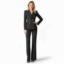 SaintGarnier™ | Navy Pinstripe Power Suit