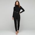 SaintGarnier™ | Noir Belted Jumpsuit