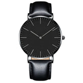 SaintGarnier™ | Noir Classic Watch – Minimalist Precision