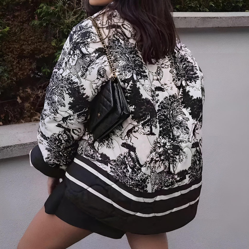 SaintGarnier™ | Noir Tapestry Bomber