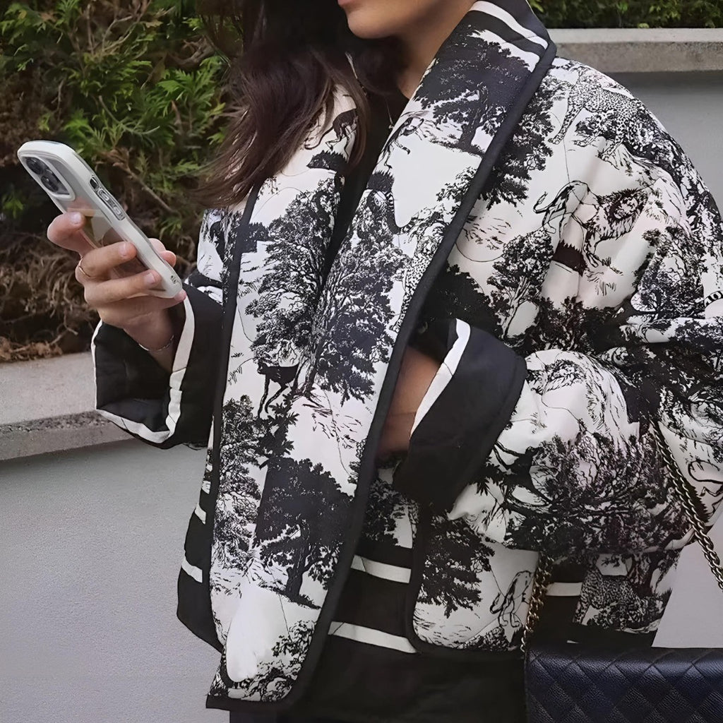 SaintGarnier™ | Noir Tapestry Bomber