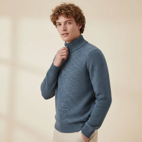 SaintGarnier™ | Norbert Half-Zip Sweater