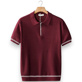 SaintGarnier™ | Porto Classic Zip Polo – Modern Heritage