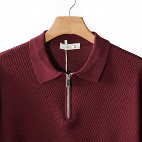 SaintGarnier™ | Porto Classic Zip Polo – Modern Heritage